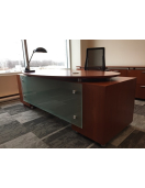 Artelite - Executive desk with credenza 