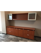 Artelite - Executive desk with credenza 