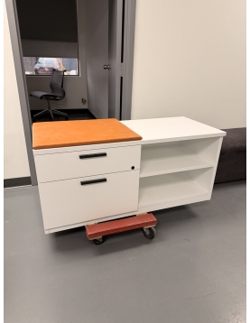 Nulook - Credenza BF with cushion and open library